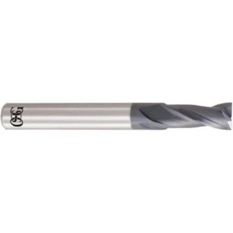 OSG 0.3mm, 0.6mm LOC, 4mm Shank Diam, 45mm OAL, 2 Flute, Solid Carbide Square End Mill Single End, WXL Finish, 30 Hel...